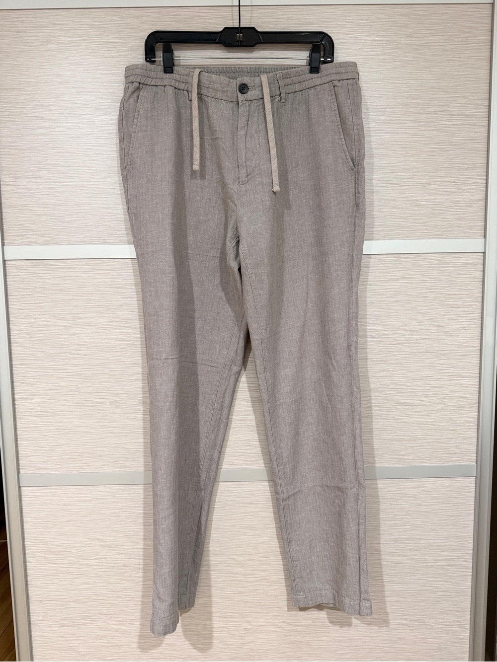 Banan Republic Mans Linen Blend Slim Fit Pants in Size 34